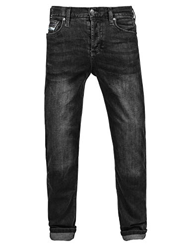 John Doe Original XTM - Light Blue | Motorradhose mit Kevlar | Einsetzbare Protektoren | Atmungsaktiv | Motorrad Jeans | Denim Jeans mit Stretch