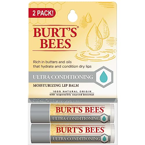 Burt's Bees Lip Balm, Ultra Conditioning with Kokum Butter Blister Box, 0.3 Ounce, 2 Count by Burt's Bees