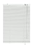 GARDINIA Alu-Jalousie, Sichtschutz, Lichtschutz, Blendschutz, Wand- und Deckenmontage, Aluminium-Jalousie, Weiß, 60 x 175 cm (BxH)