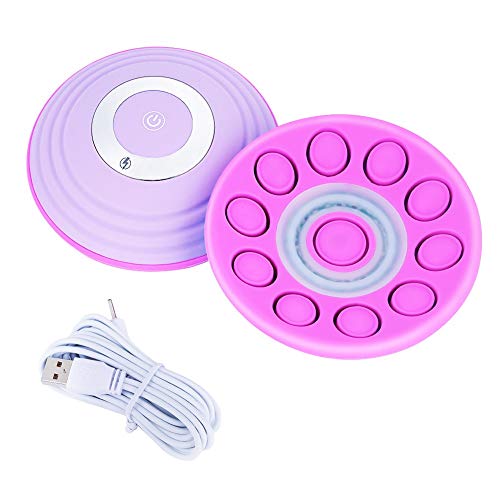 Solomi Brustmassagegerät - USB Wireless Brustvergrößerungsmassagegerät (2 Farben) (Farbe : Purple)