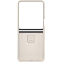 Samsung EF-PF731 - Hintere Abdeckung für Mobiltelefon - mit Ring - Silikon - Cremefarben - für Galaxy Z Flip5 (EF-PF731TUEGWW)