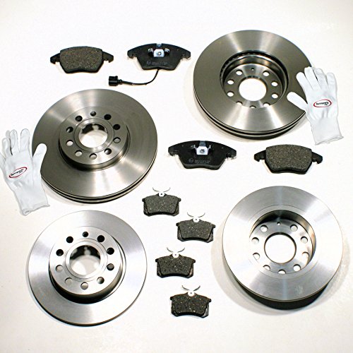 Autoparts-Online Set 60015497 Bremsscheiben 1LJ 1KD Bremsen Bremsbeläge für vorne hinten