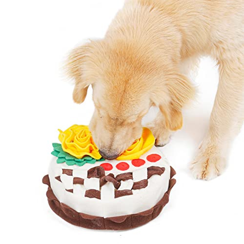 Keepmore Hunde Puzzle Fütterndes Spielzeug - Interaktiv Haustier Schnüffelspielzeug für Langeweile, Geruch/Biss/Natürliche Nahrungssuche Training