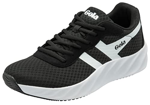 Gola Men's Draken Road Running Shoe, Black/White, 42 2/3 EU