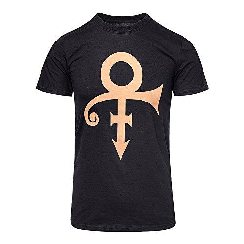 Prince Symbol Schwarz T-shirt Offiziell Lizenziert Musik