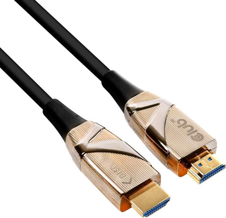 Club 3D CAC-1390 - HDMI-Kabel - HDMI (M) bis HDMI (M) - 30,0m - Hybrid Kupfer/Kohlefaser - halogenfrei, 4K Unterstützung, aktiv (CAC-1390)