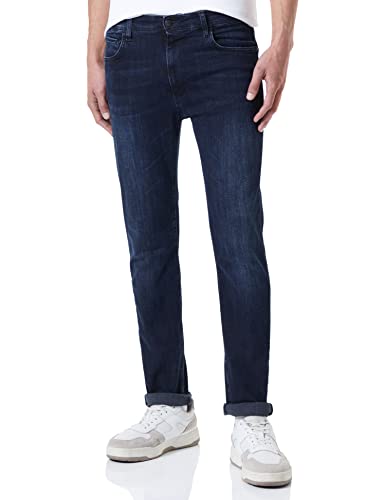 Sisley Herren Trousers 4OE7SE00X Jeans, Dark Blue Denim 902, 32