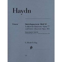 HENLE VERLAG HAYDN J. - STRING QUARTETS, VOLUME XI, OP. 77 UND 103, LOBKOWITZ-QUARTETS AND LAST QUARTET Klassische Noten Streichensemble