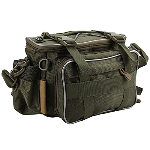 01 02 015 Angeltasche mit Schultergurt, tragbar, große Kapazität, verstellbar, für Angeln und Camping