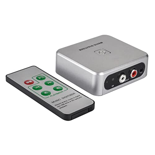 non-brand Audio Recorder/Audio-Digitalisierer/Audio Grabber mit 3,5 mm Speichern auf USB-Scheibe als MP3-Datei mit Fernbedienung