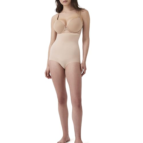 Spanx Damen Higher Power Panties Unterwäsche, Beige, 1X