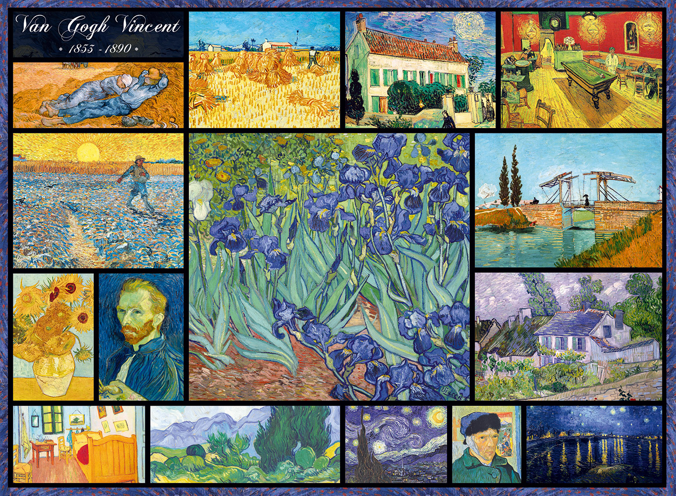 Bluebird Puzzle Collage - Vincent Van Gogh 4000 Teile Puzzle Art-by-Bluebird-60154