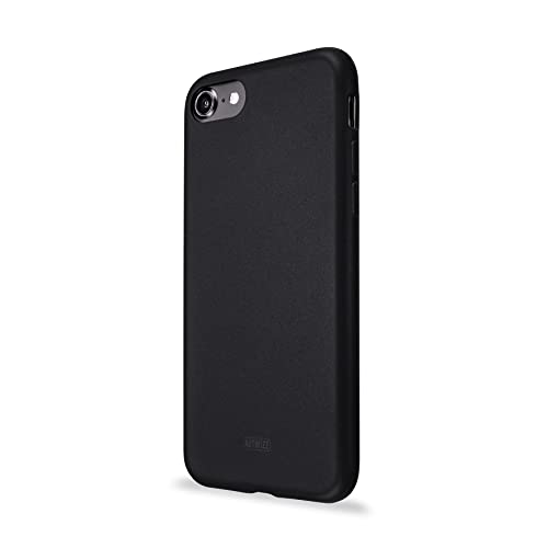 Artwizz TPU Case Handyhülle kompatibel mit iPhone SE (2022/2020) / 8 / 7 - Schutzhülle mit Matter Rückseite - Schwarz