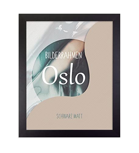 BIRAPA Fotorahmen "Oslo" 80x120 cm Bilderrahmen Schwarz Posterrahmen