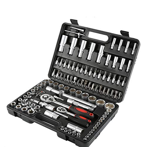 108 tlg，Steckschlüssel，Satz Nußkasten，Ratschen Set Torx，Steckschlüssel-Satz, Stecknuss-Garnitur Socket-Set