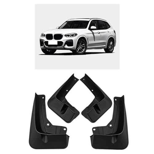 4 Stück Auto-Schmutzfänger, für BMW X3 F25 2011-2017-Schmutzfänger, Spritzschutz, Fahrzeug-Sedimentschutz, vorne und hinten, komplettes Set