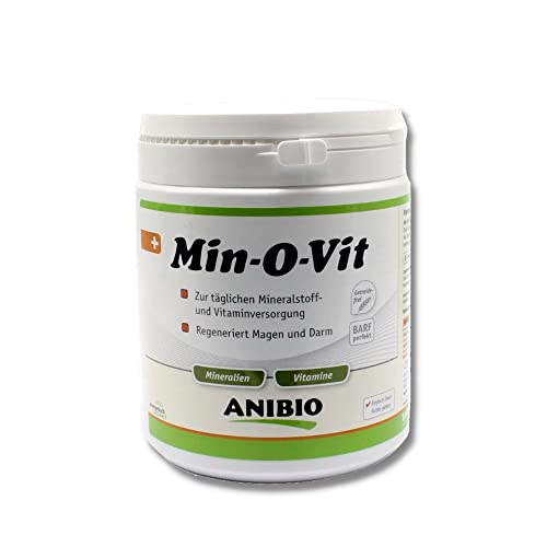 Anibio Min-O-VIT 450 g Ergänzungsfutter für Hunde und Katzen, 1er Pack