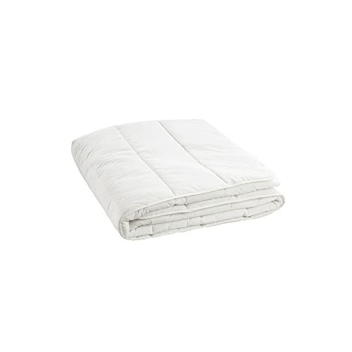 PRESTIGE Italian Bed Linen Sommer Mikrofaser Steppdecke, weiß, Kleine Doppelte, 100%