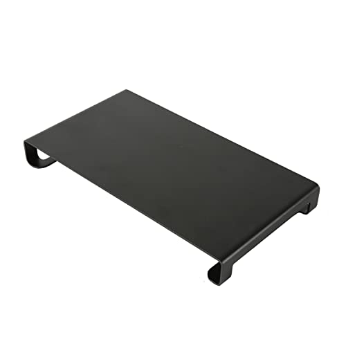DISPLAY SALES Monitor Ständer aus Aluminium | Minitorerhöhung in verschiedenen Farben | Bildschirmständer als 2er Pack erhältlich (Schwarz)