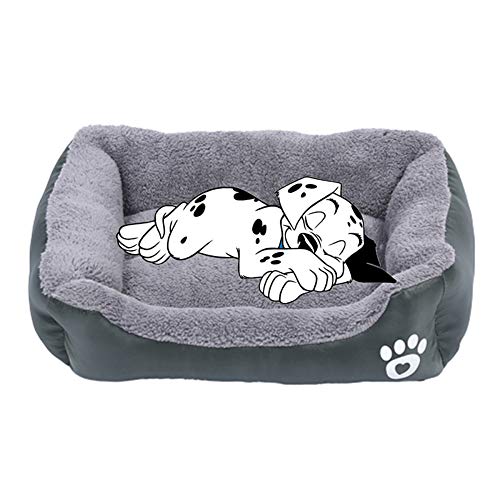 WESEEDOO Puppy Bed Dog Beds Large Washable Warm Dog Bed Fluffy Dog Bed Dog Cave Bed Pet Beds For Dogs Cat Cave Dog Sofa Bed Kitten Bed Dark Green,L