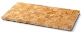 Continenta Schneidebrett Stirnholz 54 x 29 x2 ,7cm aus Gummibaumholz, mit vier Gummifüßen