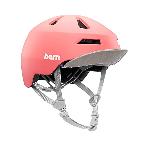 Bern Unisex, Jugendliche NINO 2.0 Fahrrad Helm, Matt Grapefruit, M