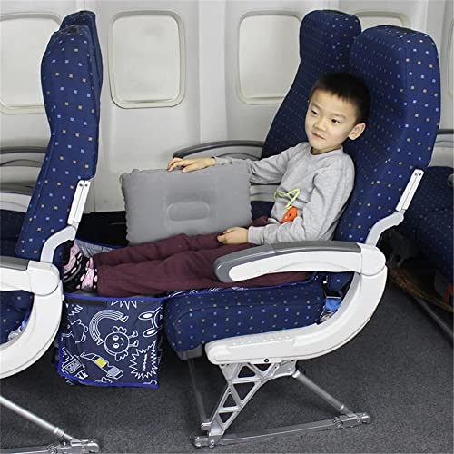 Kleinkind Flugzeug Fußstütze, Kleinkinder tragbare Fußstütze Hängematte für Flüge, Kinderbett Flugzeug Sitzverlängerung, Beinauflage für Kinder zum Hinlegen im Flugzeug