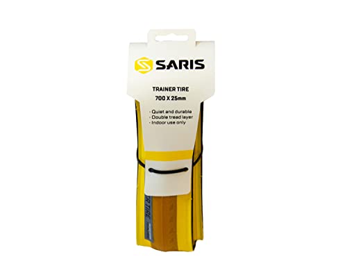 Saris Unisex – Erwachsene Trainingsreifen-3204103705 Trainingsreifen, Gelb, 25 mm