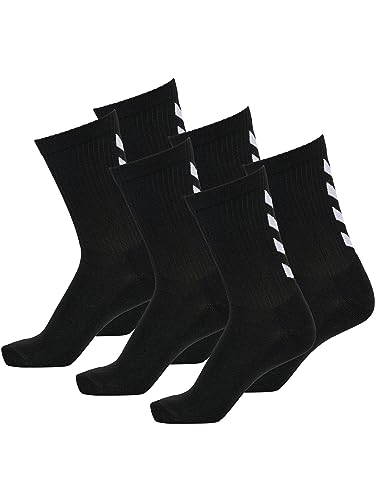 Hummel Damen und Herren Socken Fundamental 3 Pack Sock (14 (46 - 48), Black (2001))