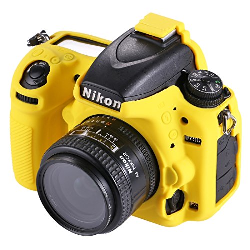 PULUZ Schutzhülle aus weichem Silikon, für Nikon D750, Gelb