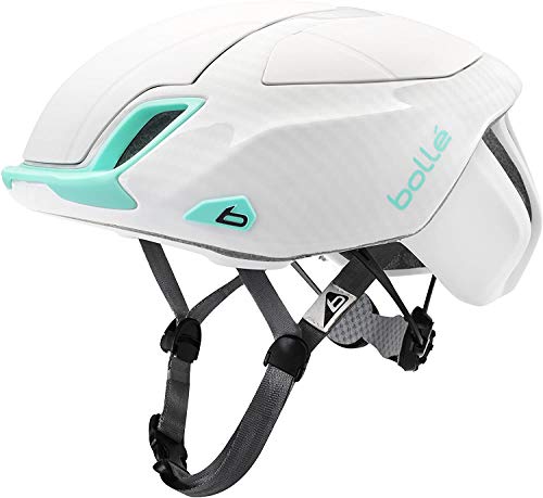 Bollé Erwachsene The One Premium Cycling Helmets, White Mint Shiny, Medium 54-58 cm