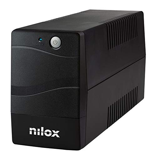 Nilox NXGCLI6001X5V2 UPS Line Interactive, 600 VA/420 W, LED Display