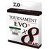 Daiwa Tournament x8 Braid EVO+ 0.18mm, 15.8kg/34.7Lbs, 900m, Dunkelgrün, Geflochtene Angelschnur, 12760-218