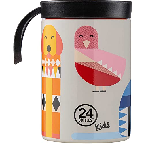 Kids Travel Snack Trinkbecher 350 ml Trinkflaschen mehrfarbig