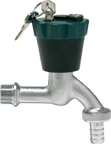 Wasser-Safe mit Schlauchverschraubung mit Schlüssel - matt-verchromt