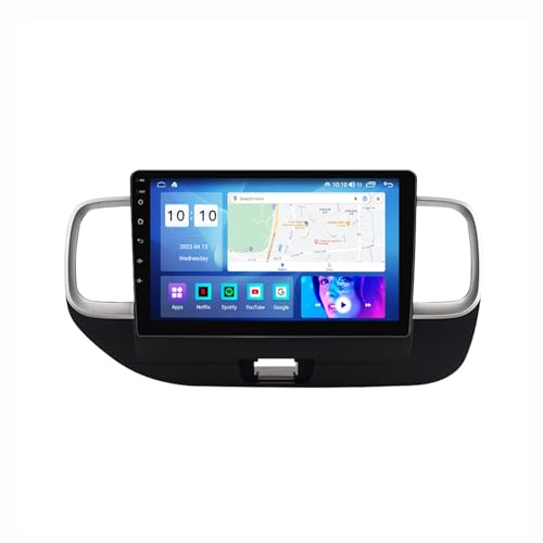 Android 12 Autoradio Mit Navi 2 Din 9 Zoll Touchscreen Autoradio Für Hyundai Venue 2019-2020 Mit Carplay Android Auto,mit RDS Bluetooth FM AM Lenkradsteuerung Rückfahrkamera (Color : M100 2+32G)