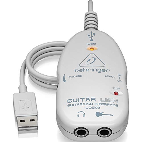 Behringer Guitar Link UCG102 - Das ultimative Guitar-to-USB 48kHz Audio Interface für PC/MAC/iPad inklusive Native Instruments Software