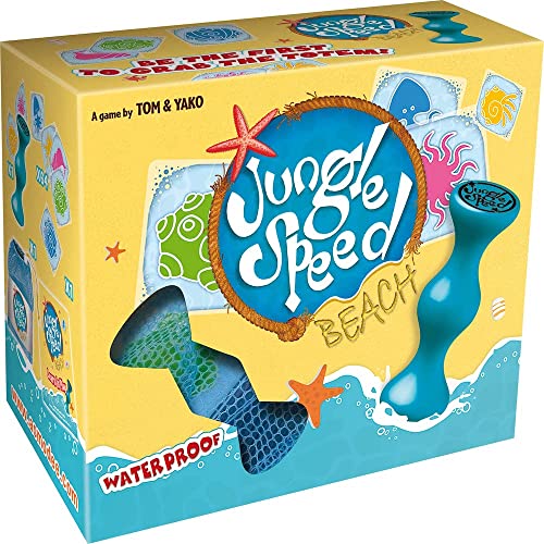 Zygomatic Jungle Speed Beach (Softbox) | Brettspiel | Alter 7+ | 2-10 Spieler | 15 Minuten Spieldauer, ASMJSBCH01EN