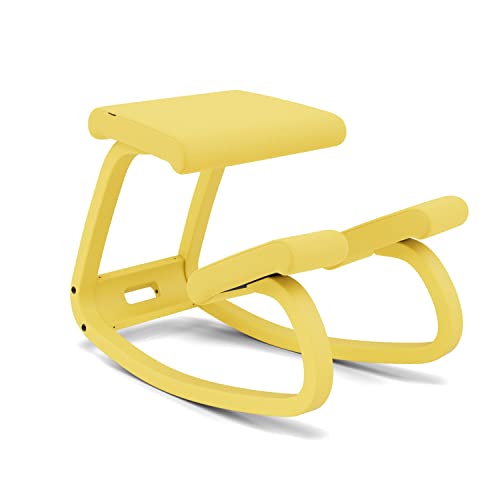 Variable Monochrome, Original Kneeling Chair, Designed by Peter Opsvik, Ochre