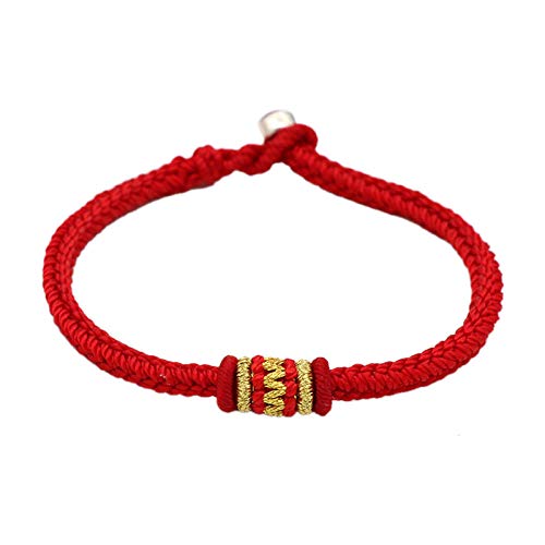 Gewebtes Armband, handgestricktes tibetisches Seil, Handseil, origineller ethnischer Wind, rotes Seil, Sicherheit, schwarzes Freundin-Armband, Paar-Armband, weibliches glückliches Handseil, personali