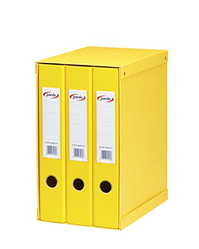 PARDO 924308 Modul Ordnungssystem 3 Ordner A4, gelb