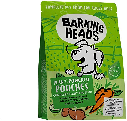Barking Heads Trockenfutter für Hunde, pflanzenbetrieben, 1 kg