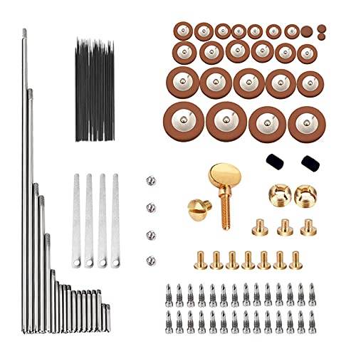 Oikabio 119 Teile/satz Saxophon Reparaturteile Schrauben + Saxophon Feder Kit DIY Zubehör für Blasinstrumente
