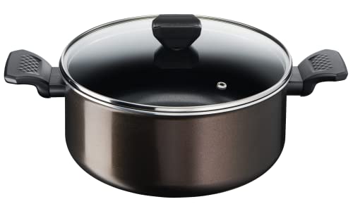 Tefal Easy Cook & Clean Kochtopf, 24 cm (4,7 l) + Deckel, für alle Herdarten außer Induktion B5544602