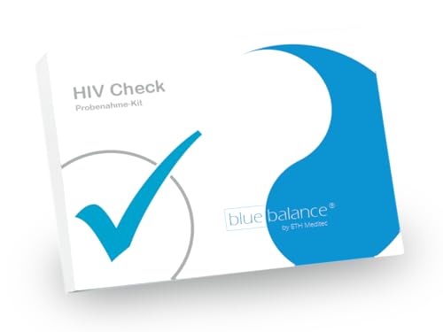 blue balance® HIV-Test | Probenahme-Kit | Selbsttest für Zuhause | Gesundheitstest | diskret und anonym | HIV testen