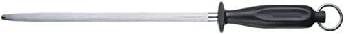 Victorinox Schärfen Küchenstahl 27 cm oval schwarz Schustermesser, 0, Weiß