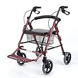Einkaufswagen Gehhilfe Für Ältere Menschen Zusammenklappbares Tragbares Allradfahrzeug Gehhilfe Trolley Bremssitz Ältere Menschen Menschen Mit Eingeschränkter Mobilität