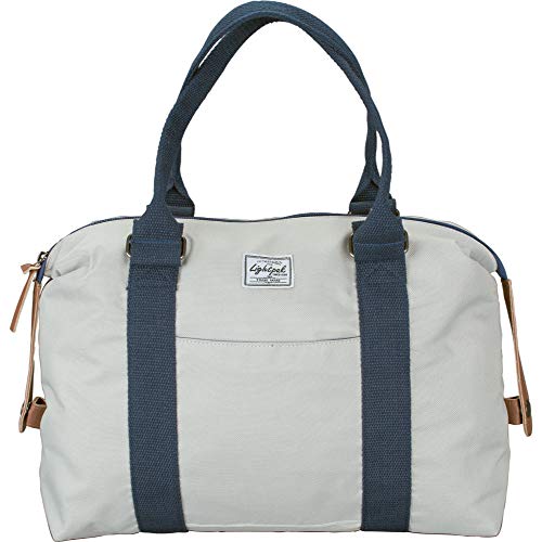 Lightpak Damentasche SWEETBOX, Damen Handtasche aus Polyester, Henkeltasche mit separatem Handyfach Sporttasche, 36 cm, Beige