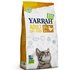 YARRAH Bio Katzenfutter trocken | getreidefrei | Hochwertiges Premium Trockenfutter für Katzen | Hoher Nährstoffanteil | Futter für Katzen jeden Alters mit Bio-Huhn und MSC Fisch, 2.4kg