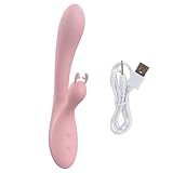 Vibrator Kaninchen-Vibrator, 10 Geschwindigkeiten, wasserdicht, G-Punkt-Dildo-Vibrator, Stimulator, Vagina, Sexspielzeug für Frauen